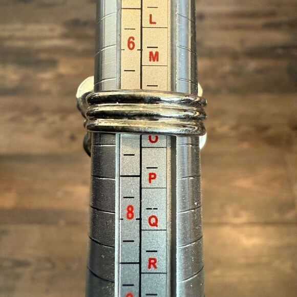 Spiny Turquoise Southwestern Statement Boho Ring Sterling Silver Floral Framed - Picture 3 of 10